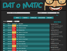 Tablet Screenshot of datomatic.no-intro.org